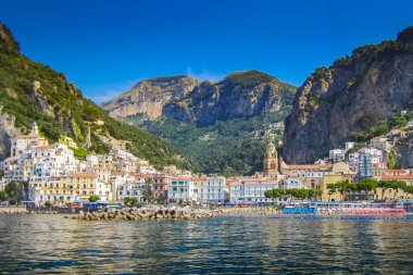 Tekneden Amalfi İtalya manzarası