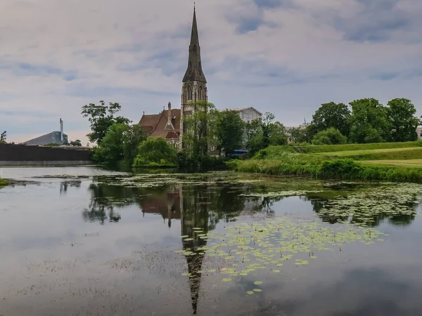 Kopenhag 'da Kastellet Kbenhavn' da bir kilise.