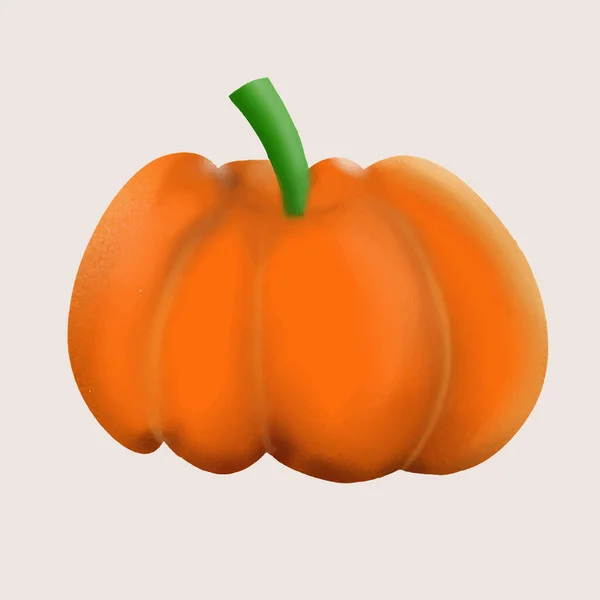 Vector Calabaza Para Concepto Acción Gracias Halloween — Archivo Imágenes Vectoriales