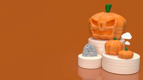 Pumpkin Halloween Concept Rendering — Stock Photo, Image