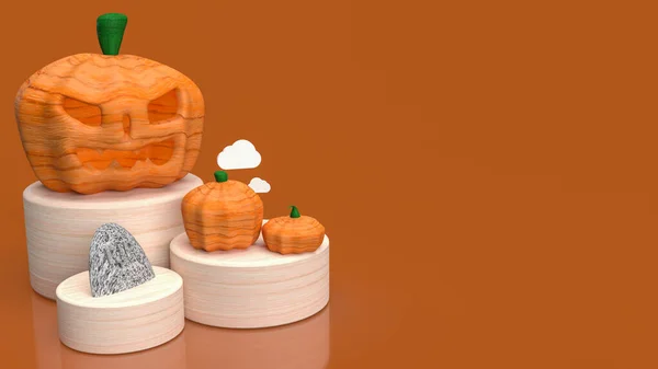 Pumpkin Halloween Concept Rendering — Stock Photo, Image