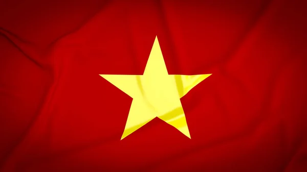 Vietnam Flag Business Background Rendering — Fotografia de Stock