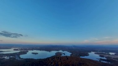 Telstra kulesinden Canberra şehir manzarası