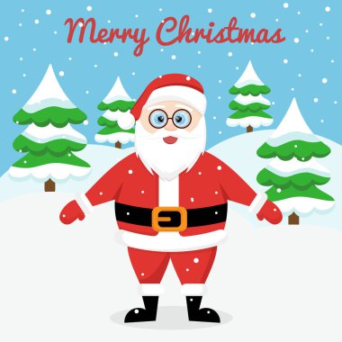 Noel ağacıyla Noel Baba.