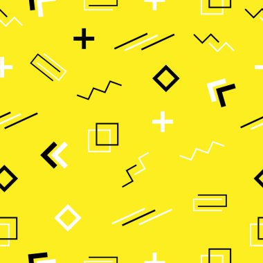 geometrik elementlerle kusursuz desen.