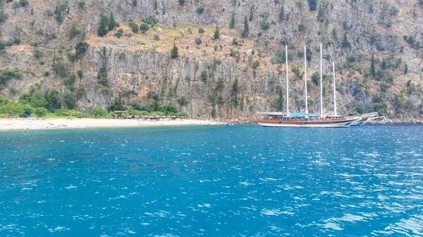 Blue Sea View Butterfly Valley — Foto Stock