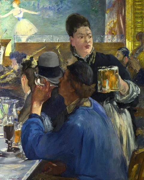 Edouard Manet Corner Caf Concert 1878 Work Originally Right Half — Foto de Stock