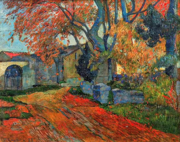Van Gogh Tlane Alchamps Arles French Alle Des Alyscamps Les — Stockfoto