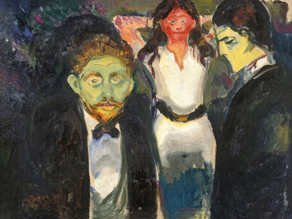 Jealousy Edvard Munch 1907 Munch Museum Oslo — Stock Photo, Image