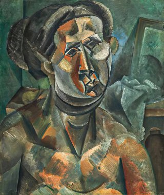 Bir kadının başı, İspanyol ressam Pablo Ruiz Picasso (1881-1973) tarafından 1909 'da tuval üzerinde yapılan yağlı boya tablosudur.).