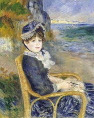 Sahil kenarında, Fransız ressam, heykeltıraş Pierre-Auguste Renoir tarafından 1883 'te yapılmış yağlı boya tablosu.