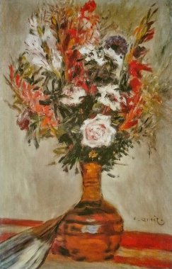 Vazo de Fleurs, Fransız ressam Pierre-Auguste Renoir 'in 1841-1919 yılları arasında yaptığı yağlı boya tablo.).