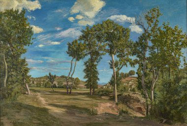 Lez Nehri kıyısındaki manzara, (Fransızca: Paysage au bord du Lez), Fransız ressam Jean-Frdric Bazille 'in yağlı boya tablosu (1841-1870).).