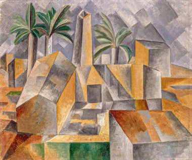 L 'Usine, Horta de Ebro (Tortosa' daki tuğla fabrikası), İspanyol ressam Pablo Ruiz Picasso 'nun 1909 tarihli yağlı boya tablosudur.).