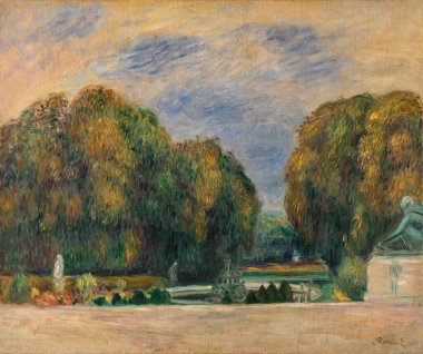 Versailles, Fransız ressam Pierre-Auguste Renoir (1841-1919) tarafından 1900-1905 yılları arasında yapılmış yağlı boya tablo.)