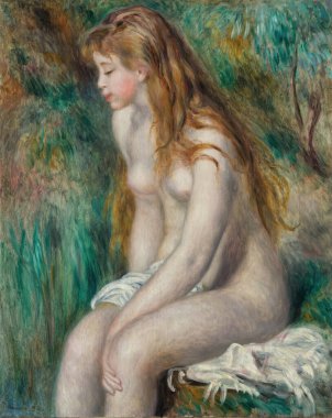 Genç Kız Banyo, Fransız ressam Pierre-Auguste Renoir 'in (1841-1919) 1892 yapımı yağlı boya tablosudur.).