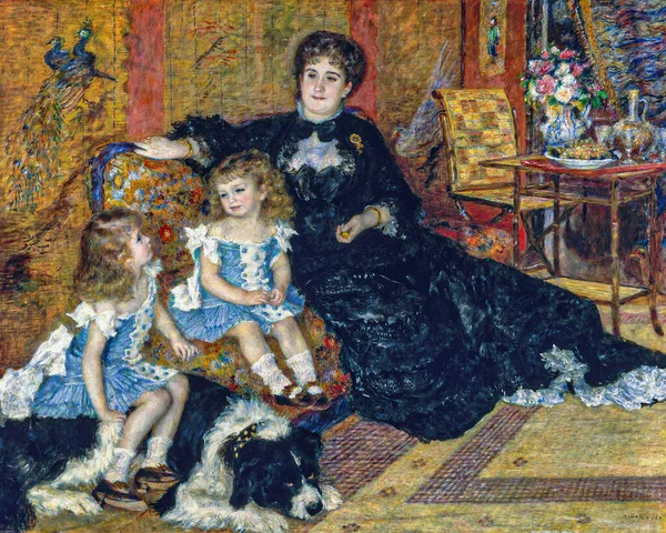 Auguste Renoir Madame Georges Charpentier Margurite Louise Lemonnier 18481904 Her — Stock Photo, Image