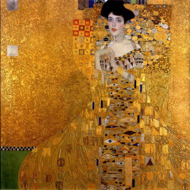 Adele Bloch-Bauer 'in portresi, 1907, Gustav Klimt (1862-1918)).