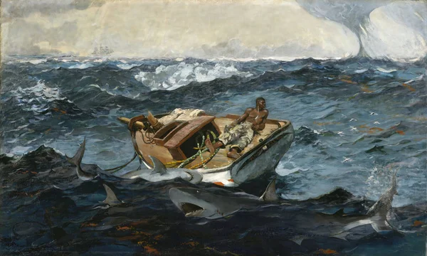 Winslow Homer Gulf Stream Painting 1899 — 图库照片