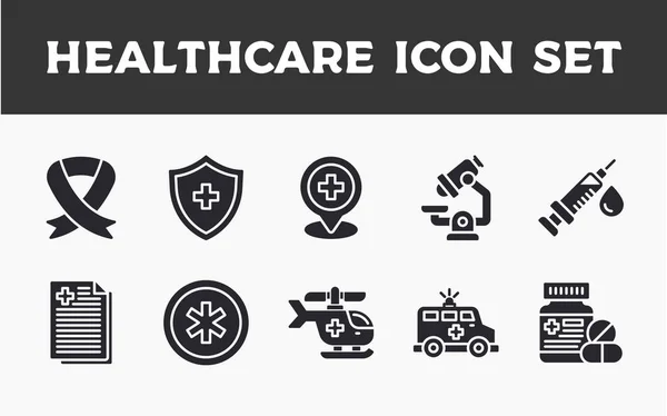 Health Icon Set Website App Business Etc — стоковый вектор