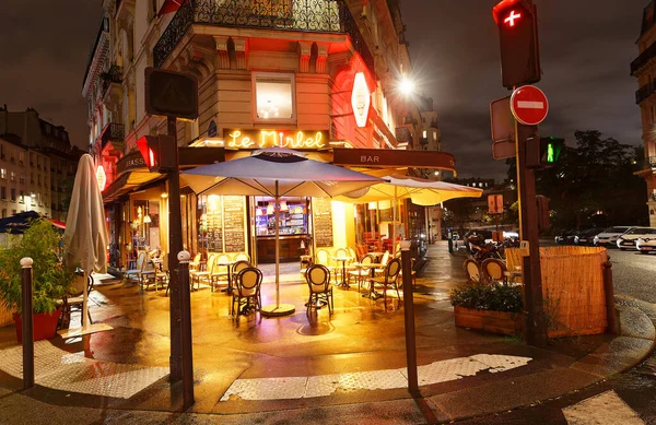 Paris France October 2021 French Traditional Restaurant Mirbel Located Latin — Stock Photo, Image