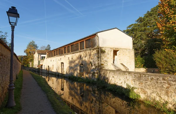 Chevreuse Vale Vista Pitoresca Seu Rio Yvette Nomeado Acordo Com — Fotografia de Stock