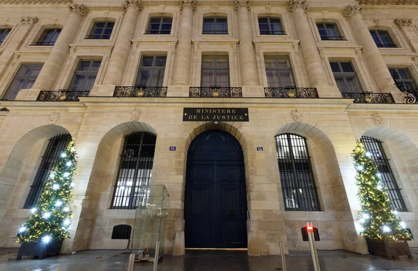Paris Francja Listopada 2021 Francuskie Ministerstwo Sprawiedliwości Znane Również Jako — Zdjęcie stockowe