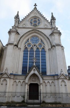 Saint-Remi Bazilikası, Fransa 'nın Reims kentinde 11. yüzyılda kurulmuş bir ortaçağ manastırı kilisesidir. Reims. Fransa.