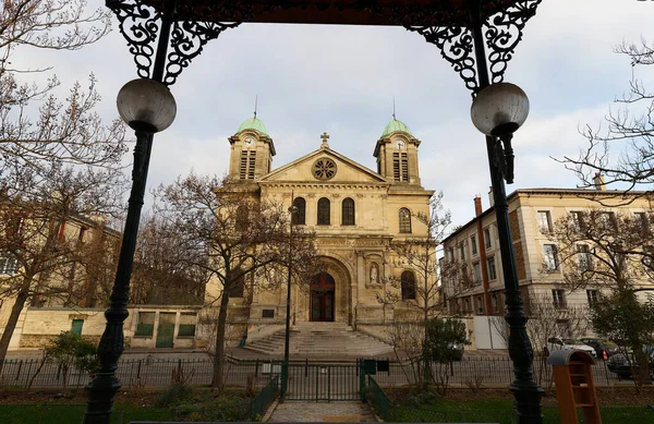 Saint Jacques Saint Christophe Villette Church Built 1841 1844 Top — Foto de Stock