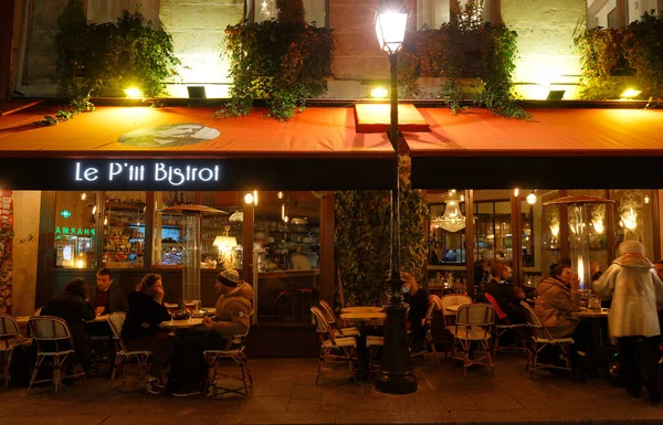 프랑스 2022 Ptit Bistrot 프랑스 생마르탱아 근처에 레스토랑이다 — 스톡 사진
