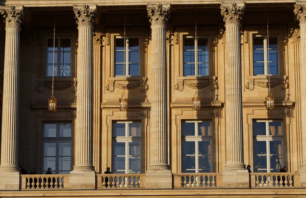 Parigi Francia Febbraio 2022 Hotel Marine Monumento Iconico Sulla Piazza — Foto Stock