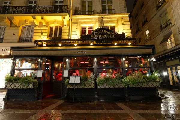 Paris França Abril 2022 Este Dos Restaurantes Mais Antigos Paris — Fotografia de Stock