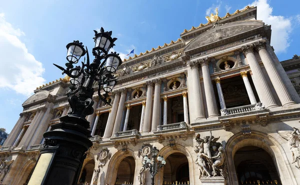 Вид Национальный Оперный Театр Парижа Grand Opera Знаменитое Нео Барочное — стоковое фото