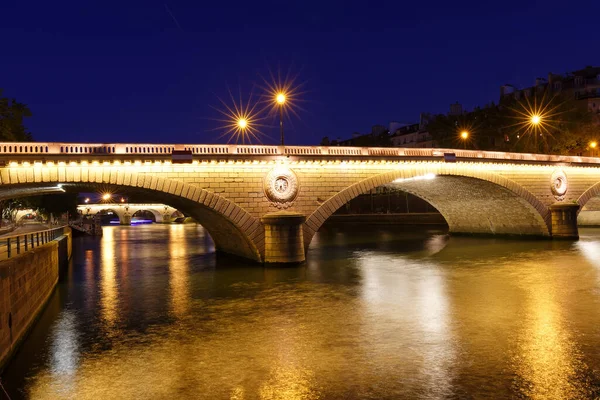 Pont Louis Philippe Bridge River Seine Located 4Th Arrondissement Links — Stock Photo, Image