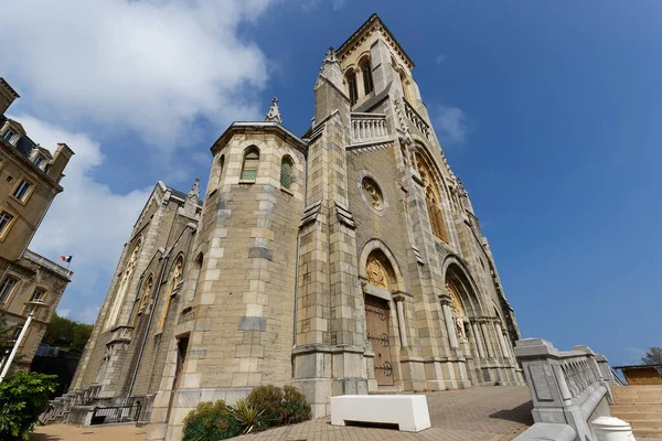 View Church Saint Eugenie Biarritz France Built Romanesque Byzantine Style — Photo