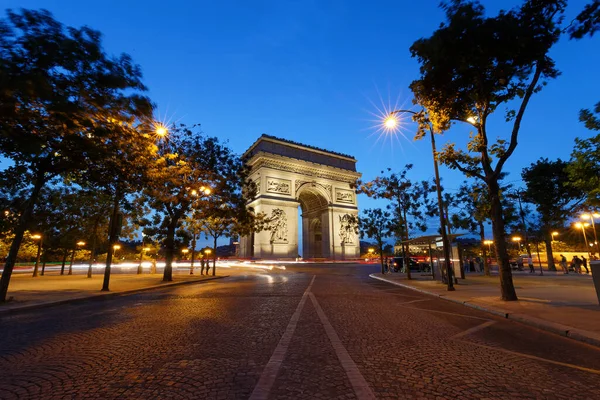 Triumphal Arch One Most Famous Monuments Paris Honors Those Who — Stock Photo, Image