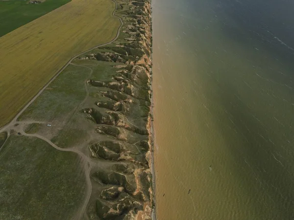 Kherson şehrinin yakınlarındaki güzel manzara.