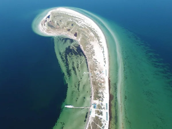 Karadeniz 'de güzel bir sahil manzarası Kherson Ukrayna' da