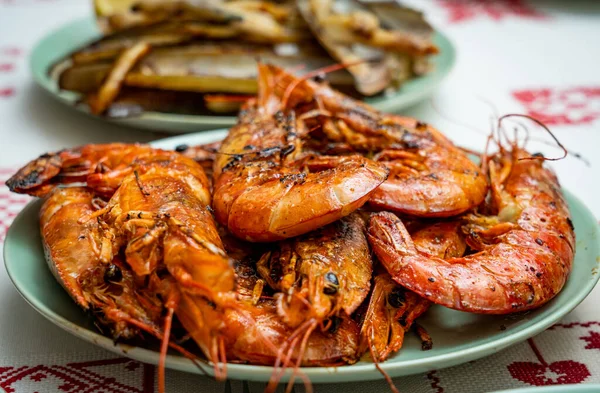 Platos Comida Para Grandes Celebraciones Como Cumpleaños Aniversarios Cenas Navidad — Foto de Stock