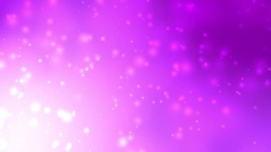 Peri masalı sihirli menekşe bokeh arka planı. Parlayan Yüzen Toz