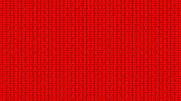 Vermelho tricotado padrão vintage fundo. Textura tricotada. — Vetor de Stock