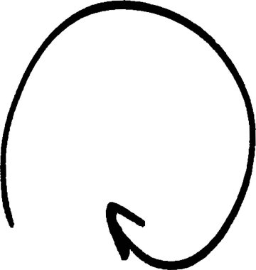 Fırça darbesi oku düzelt. El çizimi işaretleyici.