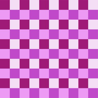 Kusursuz Kareli Geometrik desen. Memphis tasarımı. Hippi stili vektör arkaplanı.