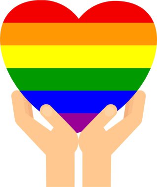 LGBT topluluğu. Gurur günü. Elleri gökkuşağı renginde. Lezbiyen, gey ve transseksüel. Cinsiyet kimliği.