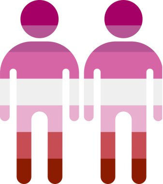 LGBT topluluğu. Gurur günü. Lezbiyen gökkuşağı renginde insan simgesi. Lezbiyen, gey ve transseksüel. Cinsiyet kimliği.