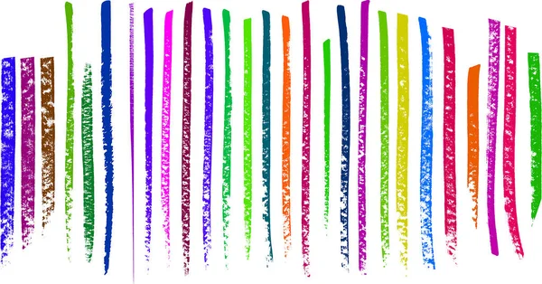 Scribble Marker Vector Brush Freehand Paint Smear Doodle Handdrawn Element — Vettoriale Stock