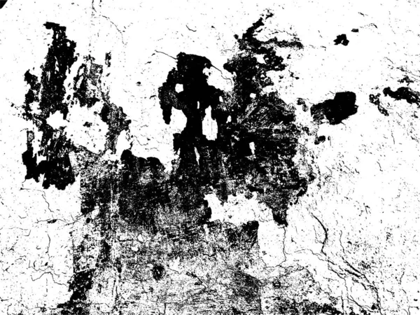 Grunge Vector Background Urban Old Peeled Wall Dust Distressed Overlay — 스톡 벡터