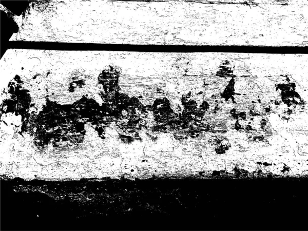 Grunge Vectorachtergrond Stedelijke Oude Geschilde Muur Stofwisselaar Ruwe Zwart Witte — Stockvector