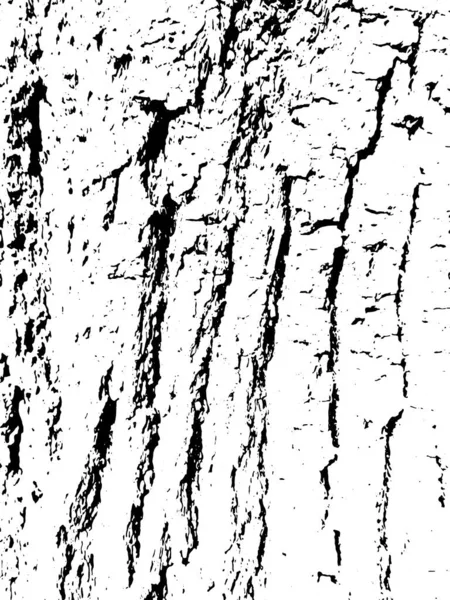 Tree Bark Vector Background Grunge Urban Old Peeled Wall Dust — Image vectorielle