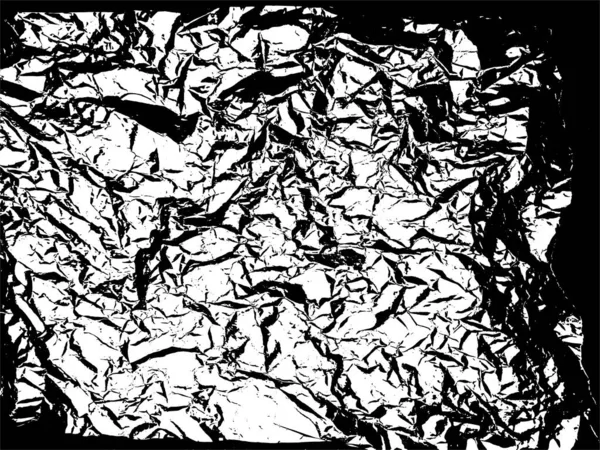 Порванный Скомканный Лист Белой Бумаги Морщинистый Векторный Фон — стоковый вектор
